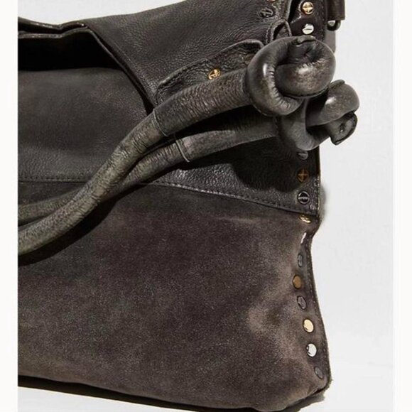 Free People Studded Tote Bag NWOT - Picture 2 of 10